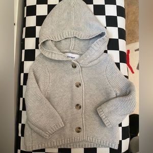 Old Navy Hooded Cardigan 6-12m